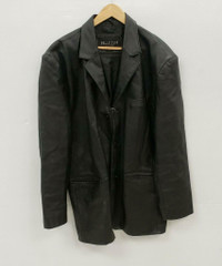 (23199-1) Pelle Cuir Large Leather Jacket- Size Large