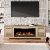 Loon Peak Doliver TV Stand for TVs up to 88" with Fireplace