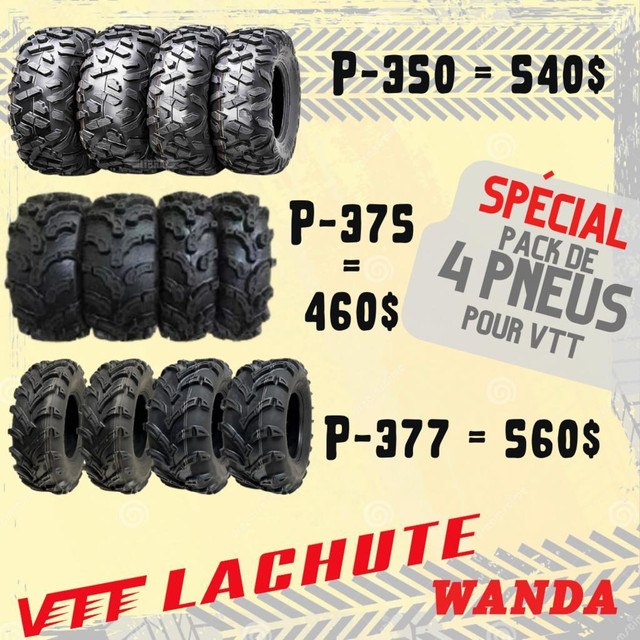 Spécial pack de 4 PNEUS de VTT WANDA ! in Tires & Rims in Saint-Hyacinthe