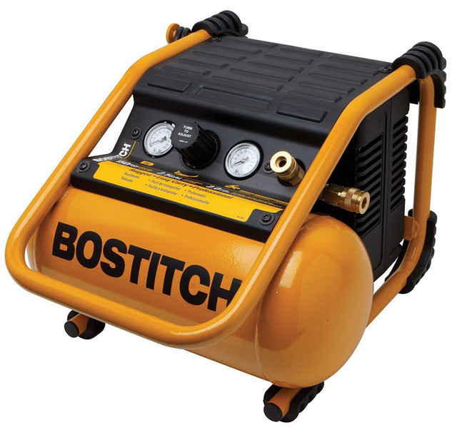 New STANLEY BOSTITCH BTFP01012 2.5 GALLON ROOFING AIR COMPRESSOR -- Quality brand -- bargain price! in Power Tools in Ontario - Image 3