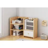 Hokku Designs Corner Storage Shelf For Desktop, Office, Desk, Bookshelf, Storage Cabinet, Bookcase