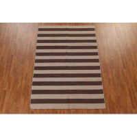 Isabelline One-of-a-Kind Iyosayi Hand-Knotted New Age 5'6" X 8'2" Wool Area Rug in Multi