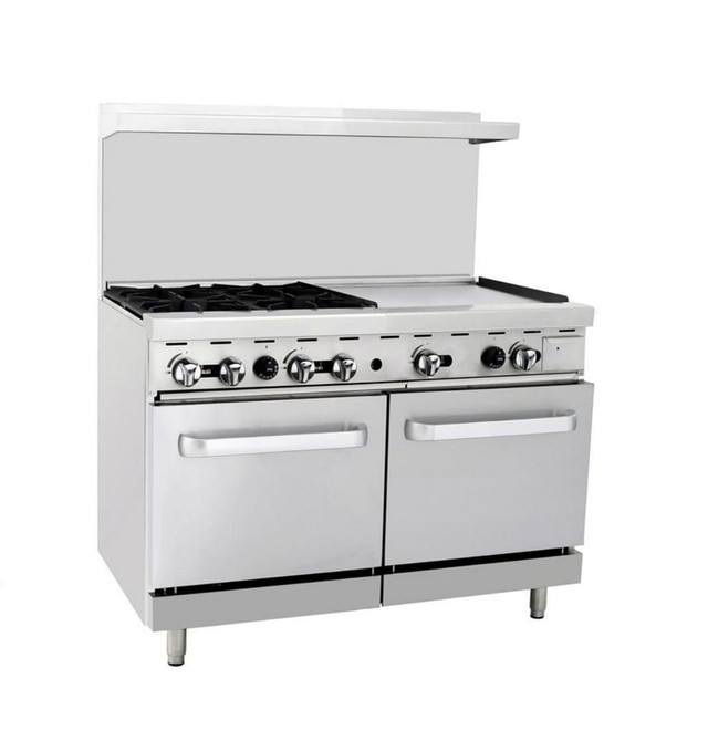 Omega 4 Burners with 24 Griddle Stove Top Range in Other Business & Industrial