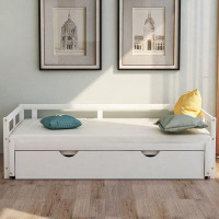 Red Barrel Studio Brillion Solid Wood Daybed with Trundle