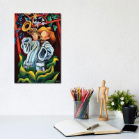 East Urban Home Trumpet On Plants - Wrapped Canvas Print