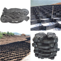 HDPE Ground Grid Honeycomb Geocell Permeable Pavers Planting Grass Slope Protection Geocell 056029