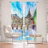East Urban Home Lined Window Curtains 2-panel Set for Window Size Vatican Rome Italy Saint Peter I