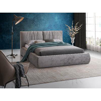 ACME Furniture Onfroi Upholstered Bed In Gray