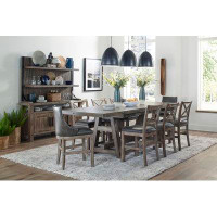 Gracie Oaks Kinleigh 8 - Person Counter Height Extendable Dining Set
