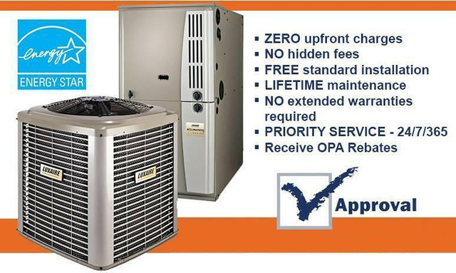 High Efficiency AIR CONDITIONER -  FURNACE -  Rent to Own - $0 down in Heating, Cooling & Air in St. Catharines - Image 2