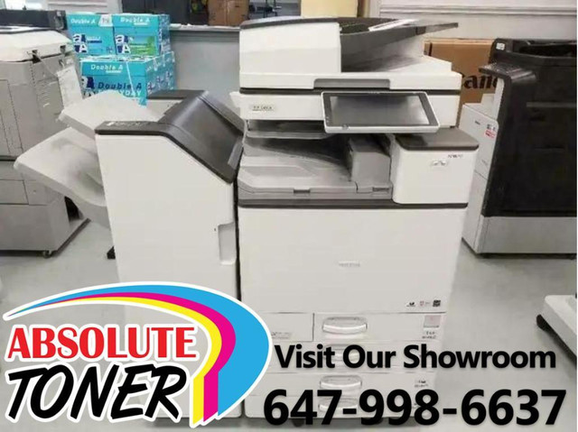 ONLY 5k PAGES PRINTED-ALL INCLUSIVE SERVICE PROGRAM Ricoh MP C4504 Color Laser Multifunction Printer Scanner Copier dans Imprimantes, Scanneurs  à Ontario - Image 4