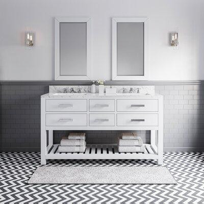 Lark Manor Ensemble de meuble-lavabo double 60 "avec miroir Timaios in Home Décor & Accents in Québec