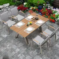 SHINYOK Tables et chaises d'extérieur Ensemble de table de salle à manger pour l'extérieur