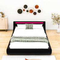 Wrought Studio Didmantas Queen Size Upholstered Platform Bed with a Hydraulic Storage System