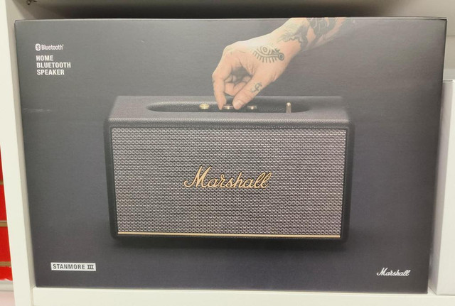 Marshall Stanmore III Bluetooth Wireless Speaker - Black - BRAND NEW SEALED @MAAS_WIRELESS in Speakers in Toronto (GTA)