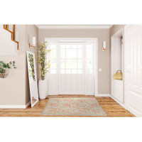 Ophelia & Co. MOD DAMASK GOLD Indoor Floor Mat By Ophelia & Co.