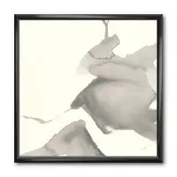 Made in Canada - East Urban Home 'Minimal Geometric Zen V' Picture Frame Print on Canvas