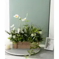 Primrue Simulated Flowers, Fake Green Plants, Desktop Decorative Ornaments