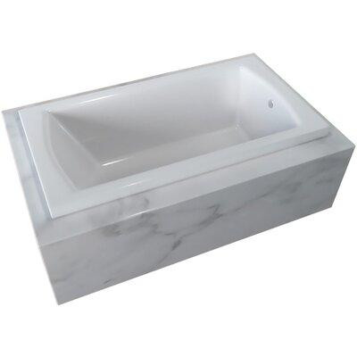 Made in Canada - Valley Acrylic Ltd. 60" x 32" Alcove Soaking Bathtub in Bathwares