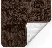 NEW CHINILLE BATHROOM RUG MAT EXTRA SOFT & ABSORBENT G081