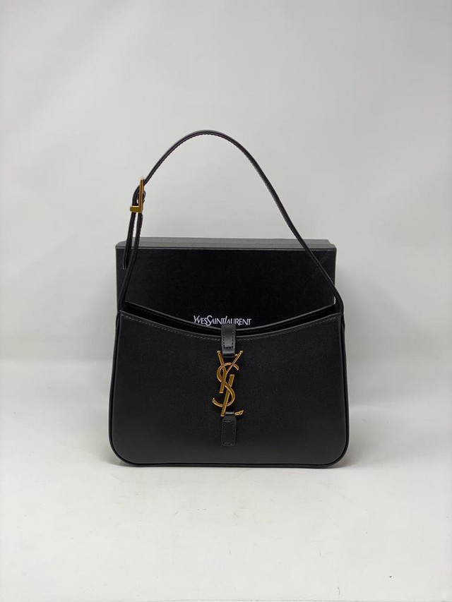 YSL LE 5 À 7 IN SMOOTH LEATHER Yves Saint Laurent Black Leather Woman Purse Shoulder Bag Evening Small Bag Tote Fashion in Women's - Bags & Wallets - Image 2