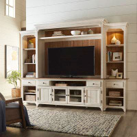 Liberty Furniture Farmhouse Reimagined Entertainment Centre With Piers