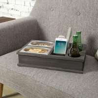 Mercer41 TV Trays for Sofa with Snack Server