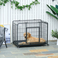 Dog cage 43.1" x 28" x 30.7" Dark grey