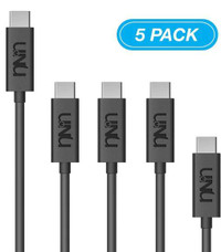MYUNU Type C Cables (5 Pack), USB Type C
