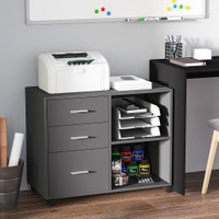 Printer Cabinet 31.5" x 15.7" x 25.6" Gray