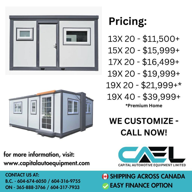 Unlock Your Space, Anywhere, Anytime: Finance Available on All-Season Portable Mobile Homes, Offices, and Container Home in Other - Image 2