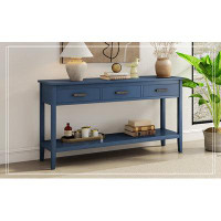 Red Barrel Studio Contemporary 3-Drawer Console Table With 1 Shelf