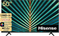 NEW Hisense 50 50A7GV 4K Vidaa TV w/ 1 Year Warranty