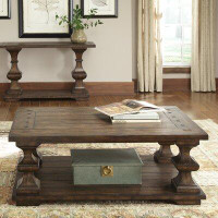 Birch Lane™ Gildford Floor Shelf Coffee Table with Storage