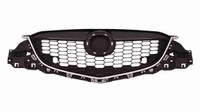 Grille Mazda Cx5 2013-2015 Partial Painted-Bk With Chrome Mldg , Ma1200187U