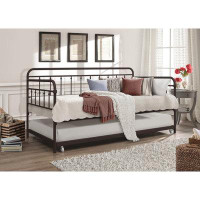 Three Posts Leatherman Twin Daybed with Trundle