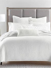KING Hotel Collection Etched Geo Duvet Cover