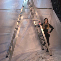 8ft Aluminum Trestle Ladder