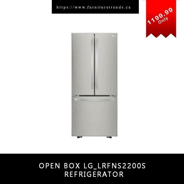 Huge Saving On LG Samsung Stainless Steel French Door Fridges Start From $1199.99 in Refrigerators in Belleville Area