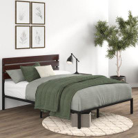 Zinus Figari Bamboo and Metal Platform Bed Frame