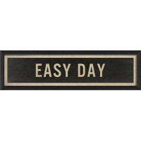 The Artwork Factory Sign Easy Day Framed Textual Art