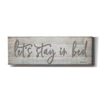 Trinx Let's Stay In Bed by Susie Boyer - Wrapped Canvas Print