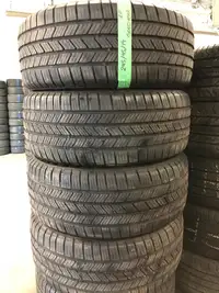 245 45 19 4 Goodyear RF Eagle Used A/S Tires With 70% Tread Left