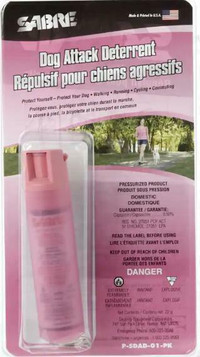 PREVENT DOG AND COYOTE ATTACKS WITH DOG REPELLENT SPRAY -- Pink container for your girl friend!