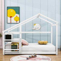Isabelle & Max™ Aaizah Twin Size Wood House Bed with Shelves