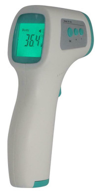 New INFRARED DIGITAL BODY THERMOMETER - Instantly detects anyone with a high fever temperature.