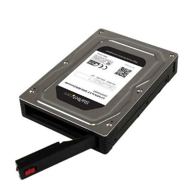 StarTech  2.5” to 3.5” SATA Aluminum Hard Drive Adapter Enclosure with SSD / HDD Height up to 12.5mm - 25SAT35HDD in System Components in Québec - Image 3