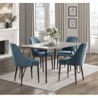 Corrigan Studio Living Room Chairs With Metal Legs,Side Chairs,Dining Chiar- Set Of 4