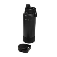 Winston Porter 32oz Stainless Matte Vacuum Water Bottle Dual Lid