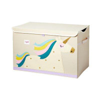 3 Sprouts 3 Sprouts Kids Toy Chest - Storage Trunk For Boys And Girls Room, Unicorn
